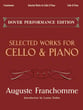 Selected Works for Cello and Piano Dover Performance Edition cover